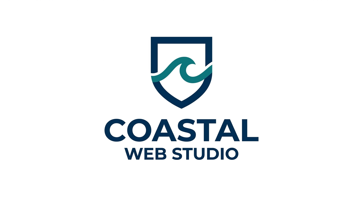 Coastal Web Studio Logo Design